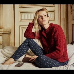 Doen Verona Cardigan in Cranberry - Small